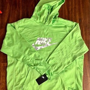 Offered is a 2XL hooded Nike sweatshirt. New with tags.